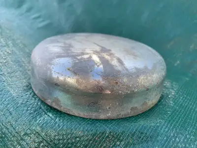 Galvanized, Threaded Steel Cap