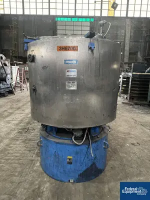 USED Kawata 1,000 Liter Kawata High Intensity Mixer, Model SMV-1000, 170KW