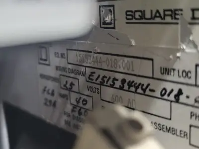 USED SQUARE D MODEL 6