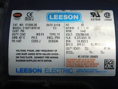 USED LEESON C145T14FB14E