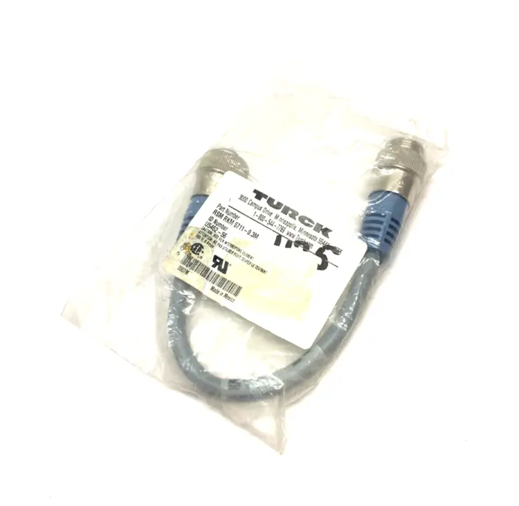 New | in-Stock Turck DeviceNet Double Ended Cordset Connector Accessories Michigan US | Maverick Industrial Sales #1397494