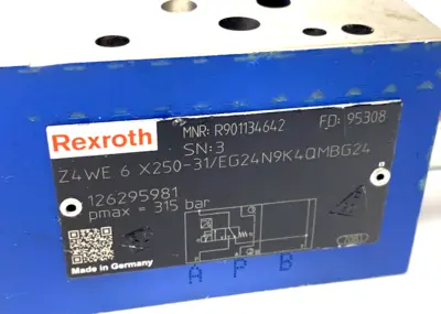 USED BOSCH REXROTH Z4WE6X250-31/EG24N9K4QMBG24