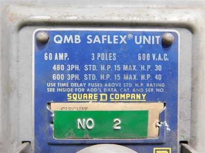 USED SQUARE D QMB-3603-T