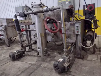 4" CAPACITY ULTRASONIC BAR & TUBE CONTINUOUS WASHER: STOCK #22589
