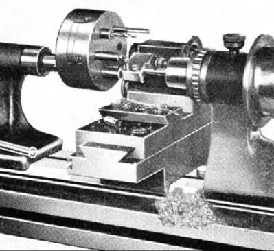 1196-385 Antique B.C. Ames Watchmaker’s/ Clockmaker’s/Jewelers Precision Lathe, Model #3