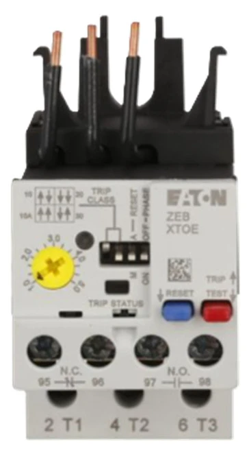 Eaton XTOE1P6BCS XT IEC Electronic Overload Relay, 0.33-1.65A [New]