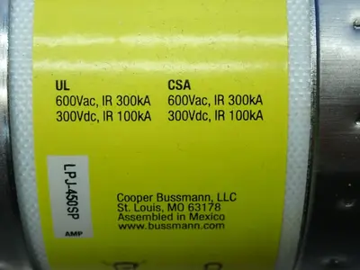 New | in-Stock BUSSMANN LPJ450SP Fuses | HGR 24 #742677