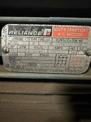 USED RELIANCE SQUIRREL CAGE