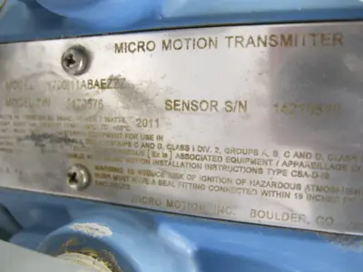 USED Micro Motion R050S113NCAAEZZZZ