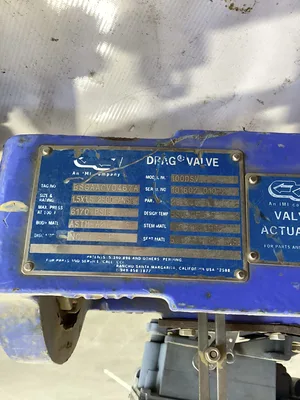 CCI Drag 100DSV Spray Water Control Valve 1-1/2” Steel 6170 psi 350°F