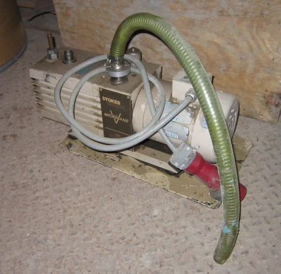 Stokes Vacuum Pump, Microvane   3/4 hp.
