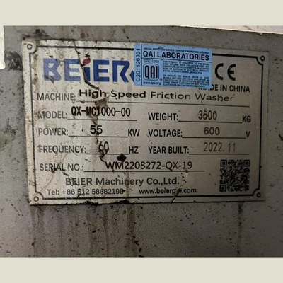 Used BEIER MACHINERY CO., LTD. QX-MC1000-00 Washers/Scrubbers British Columbia CA | Savona Equipment LTD #1397875