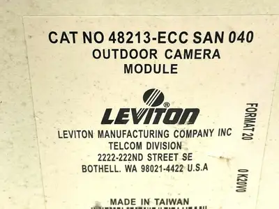 New | in-Stock Leviton Leviton 48213-ECC Security Cameras Michigan US | Maverick Industrial Sales #1391525