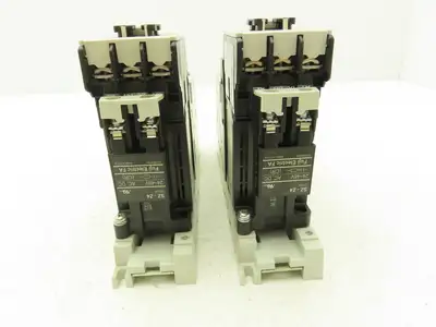 Fuji Elec BM3RSB-P63 Manual Starter .4-.63A Adj Overload w Contactor Lot of 2