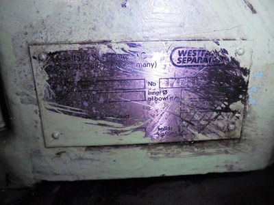 (2) Westfalia OSB 35-0136-066 oil purifiers, SS.