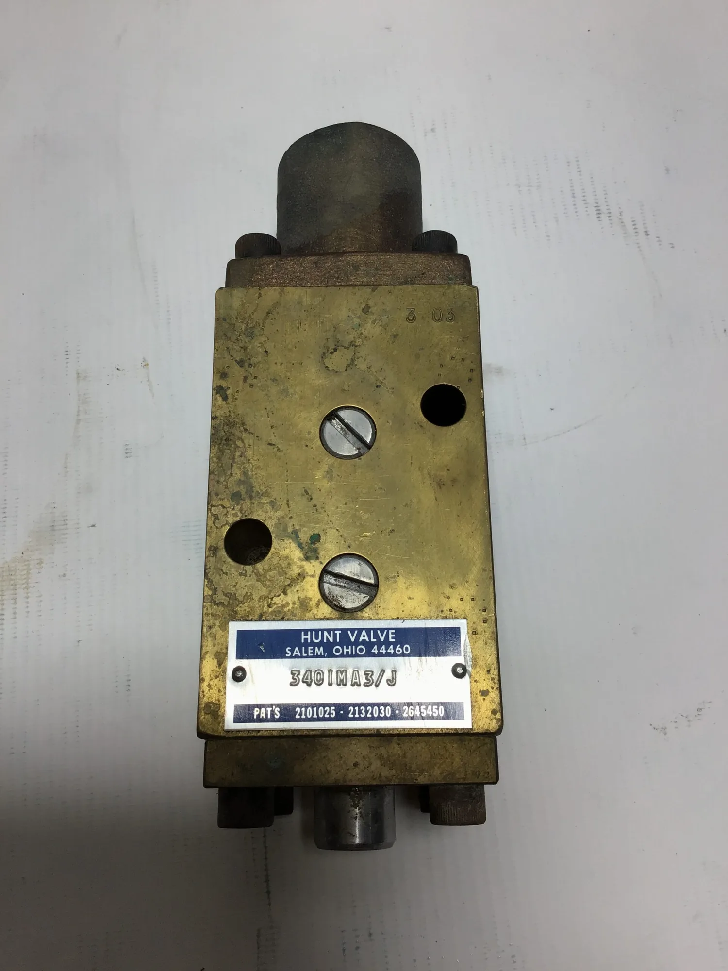 Hunt 3401MA3/J Hydraulic Valve