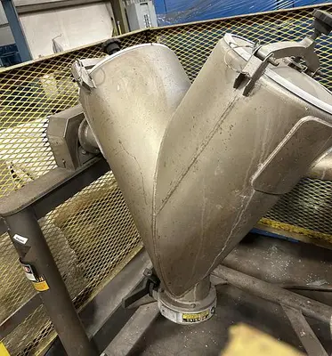 V-Type Mixer, 3 CF, Stainless Steal, Patterson Kelley, 290 #/CF - #5991373