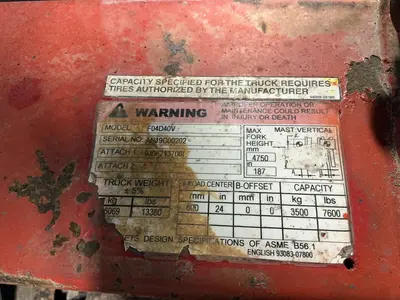 Used NISSAN F04D40V Misc Forklifts Ohio US | HGR 24 #1469583