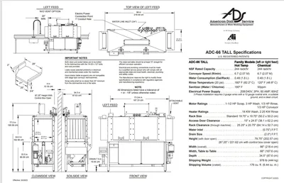 Used AMERICAN DISH SERVICE _UNKNOWN_ Dishwashers Pennsylvania US | MS Restaurant and Equipment Sales #1265484