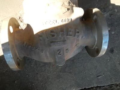 Fisher 2" 150 Rating, 316 Stainless Flanged Control Valve