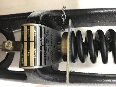 Jordan 80 Temperature Regulator 1-1/4 Size 120-185 Range 988PSI Max Press at 100°F