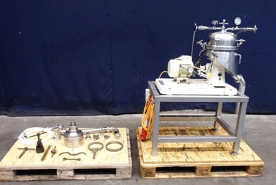 Westfalia SAOH 205 pilot plant separator, 316SS.
