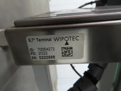 Wipotec OCS HC-SL Checkweigher High Speed Belt Weigh Conveyor w/Control Panel