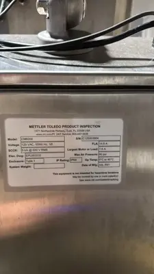 USED 2021 METTLER TOLEDO CM 6000