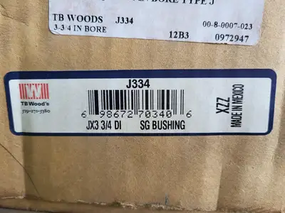 NEW TB WOOD'S J334