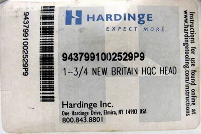 NEW LOT OF 11 HARDINGE 9437991002529P9 NEW BRITAIN HQC HEAD 1-3/4 7659V