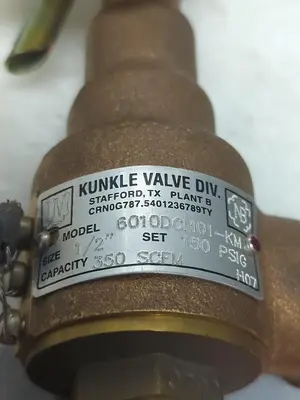 New | in-Stock KUNKLE 6010DCM01 Valves/Fittings Ohio US | Surplus Asset Holdings #1247155