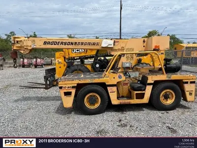 Used 2011 BRODERSON IC80-3H Carry Deck Cranes Louisiana US | Proxy Equipment #1425970