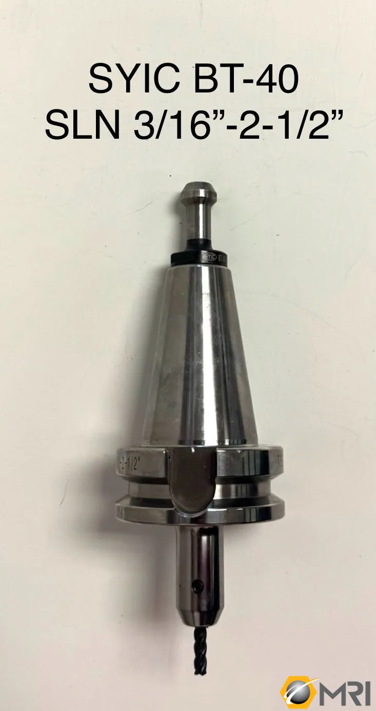 SYIC BT-40 SLN 3/16"-2-1/2" TOOLING | LR 7611450