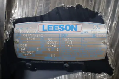 LEESON 110206.00 C6T17FB4D 575V 1.5A 1725 RPM 5/8 IN - STOCK SGF64