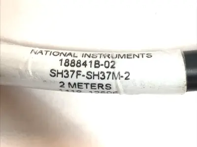 Used National Instruments Shielded Cable 37-Pin 2m 188841B-02 Cable & Wire Michigan US | Maverick Industrial Sales #1392908