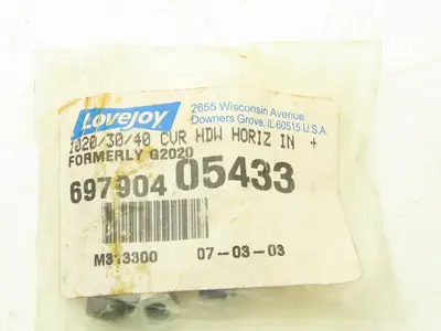 Lovejoy G2040 Cover/Grid Assy Seal Gasket Lubricant Hardware Lot of 2