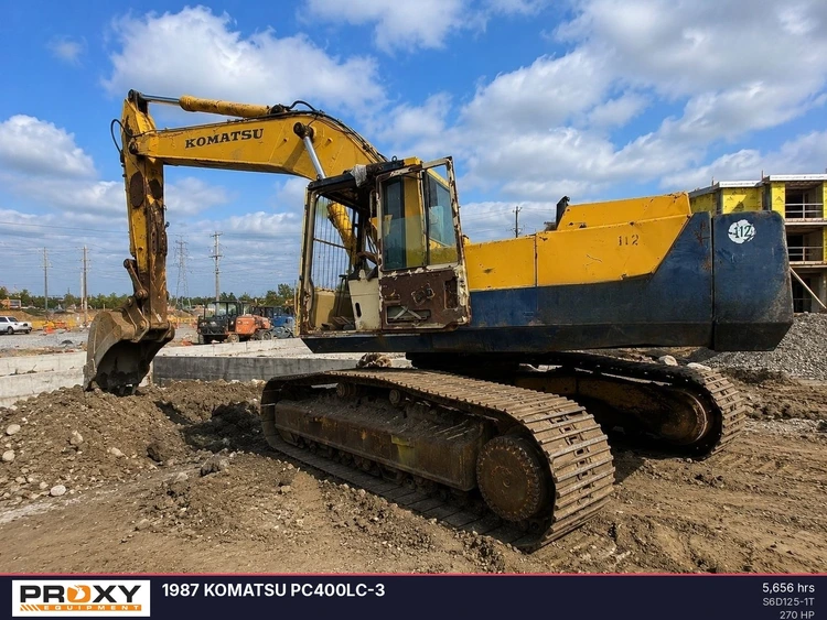 Used 1987 KOMATSU PC400LC-3 Crawler Excavators New Jersey US | Proxy Equipment #1424178