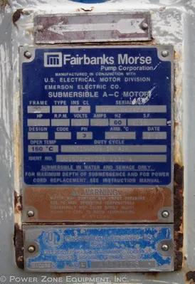 USED FAIRBANKS MORSE 8-D5435WD