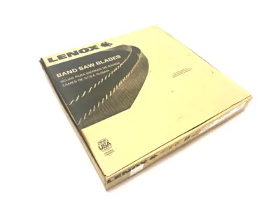 USED LENOX WELDED BANDSAW BLADE: 12' 6 LONG X 1" WIDE X 10 TO 14 TPI
