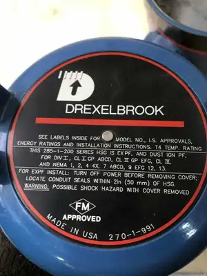 Drexelbrook 285-1-200 Series Level Control Explosion Proof Enclosure