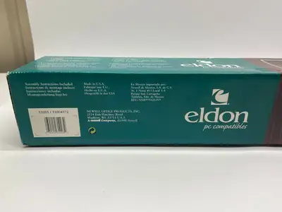 NEW ELDON PC COMPATIBLES WHITE CABLE GUIDE ORGANIZER