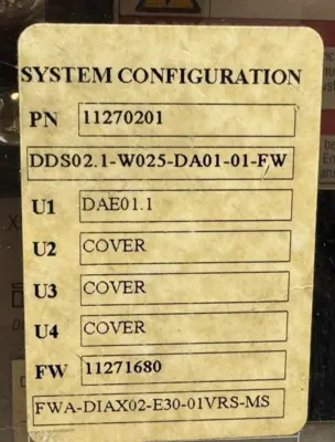 USED INDRAMAT DDS02.1-W025-D