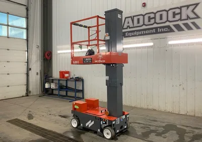 New | in-Stock 2026 SKYJACK SJ20E ELECTRIC VERTICAL MAST LIFT Scissor Lifters Alberta CA | Adcock Equipment #1417633