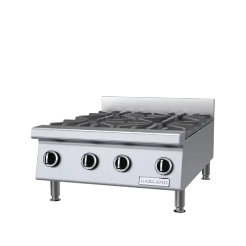 Garland GTOG24-4 24" Gas Hotplate w/ (4) Burners & Manual Controls, Natural Gas