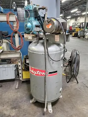 Used 1988 DAYTON 3Z967A-MODIFIED Lubricated Reciprocating Air Compressors Pennsylvania US | Hildebrand Machinery Co. #1485935