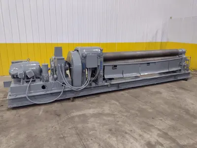 10' X 1/4" WEBB MODEL #6L INITIAL PINCH 3 ROLL PLATE ROLL