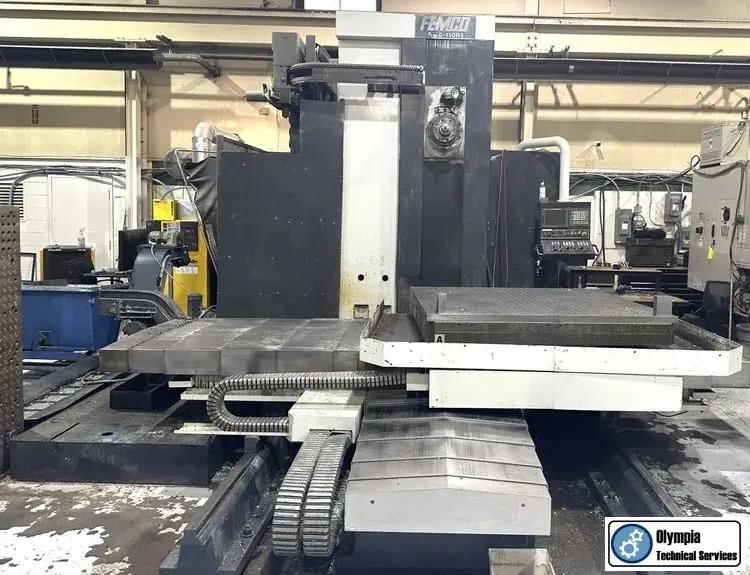 2006 FEMCO BMC-110R2 Horizontal Table Type Boring Mills | Olympia Technical Services