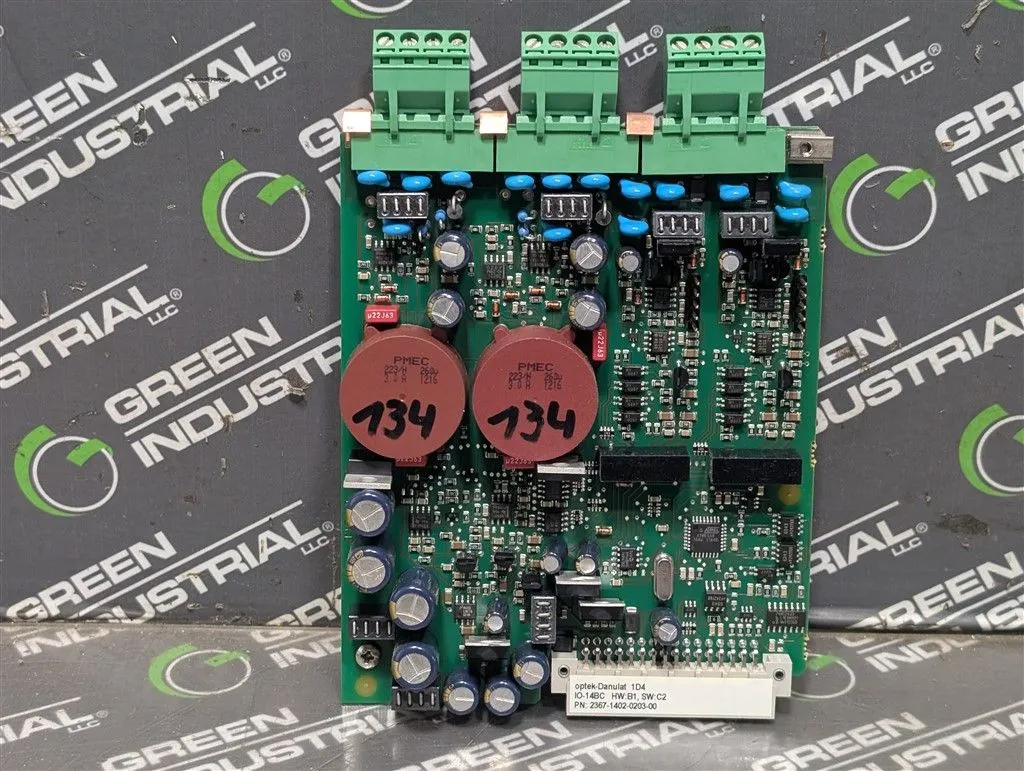 Optek IO-14BC Photometric Converter Input / Output Board 2367-1402-0203-00 Used