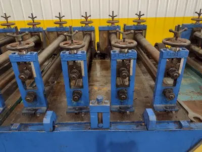 17 STAND X 4" X 48" B&K MODEL #2B-35 RAFTED ROLLFORMER: STOCK #18127