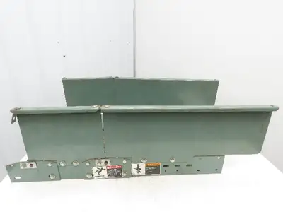 Hytrol 18" Belt Conveyor Incline to Horizontal Nose-Over Transition Leg 36"L
